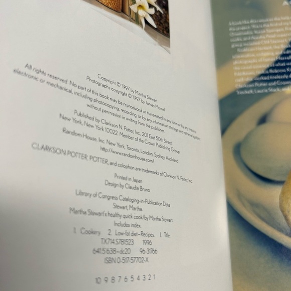 First Edition 1997 Healthy Quick Cook. Four Seasons of Great Menus to Make - Picture 2 of 10